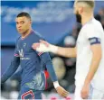  ?? ?? Mbappé contra el Madrid.