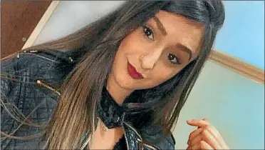  ?? CEDOC PERFIL ?? ANA KAROLINA. La joven de 22 años estudiaba medicina y estaba con el novio y un amigo cuando murió.