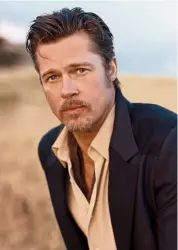  ??  ?? Brad Pitt