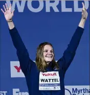  ?? (Photo AFP) ?? En plus de la médaille, un record personnel pour Marie Wattel.