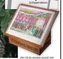  ?? FOTO PDR ?? Een 19-de eeuwse puzzel met Napoleon als onderwerp.