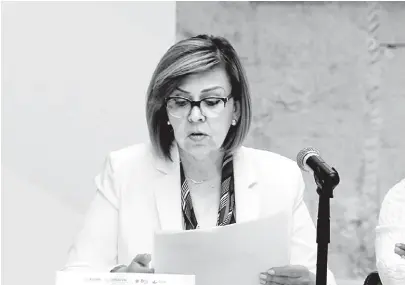 ?? GILBERTO LASTRA ?? Ruth Medina Alemán, fiscal en Durango.