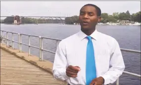  ?? Youtube video screenshot ?? Middletown Republican candidate Tyrell Brown is running for Planning and Zoning Commission alternate.