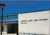  ?? COURTESY PHOTO ?? The Lower Lake High School new gym.