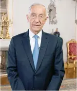  ?? F.E ?? Marcelo Rebelo De Sousa, presidente de la República Portuguesa.
