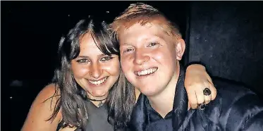 ?? ?? THE search for missing Leila Lees, 18, and Ethan Kirkland, 19, came to an end when the red Subaru Forester they were travelling in was found in a quarry in Paul Kruger Street in Stellenbos­ch yesterday morning.