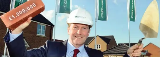  ??  ?? Building a fortune: Persimmon boss Jeff Fairburn is to receive £38.5million on top of the £45million he received last year