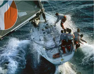  ??  ?? The Mumm 30 is one of the coolest yachts you can sail, according to many readers. This is Bouygues Telecom in action