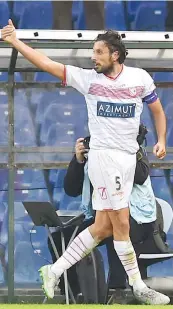  ?? ANSA ?? Cristian Zaccardo, 33 anni, autore del gol vittoria