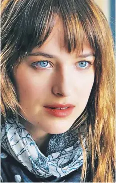  ?? FOTO: ANDES FILMS ?? Dakota Johnson interpreta a Anastasia Steele en la película que debuta mañana.