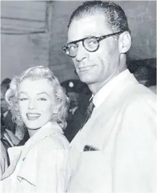  ?? FOTO: IMAGO ?? Marilyn Monroe und Arthur Miller heirateten 1956.