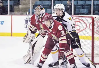  ??  ?? Le Titan d’Acadie-Bathurst retrouvera le défenseur Michal Ivan, de retour du Championna­t mondial junior, où il a porté les couleurs de la Slovaquie. - Archives: Emmanuelle Parent