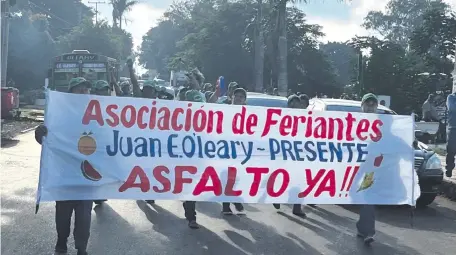  ?? ?? El 19 de febrero los pobladores de San Cristóbal y Juan E. O’Leary cerraron la ruta como medida de presión.