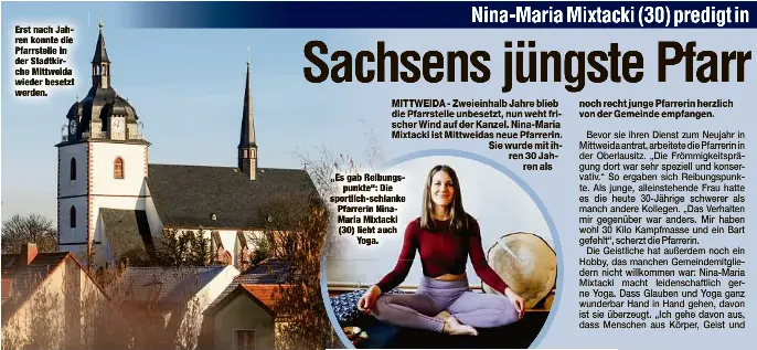 Sachsens Jungste Pfarrerin Liebt Yoga Pressreader