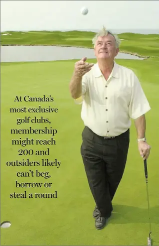  ?? PAUL DARROW FOR NATIONAL POST ?? Fox Harb’r Golf Club is the vision of Tim Hortons co-founder Ron Joyce.