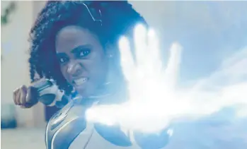  ?? DISNEY-MARVEL STUDIOS ?? Teyonah Parris stars as Monica Rambeau in “The Marvels,” which collected $200 million globally.