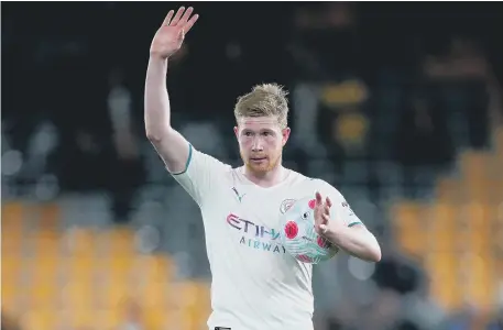  ?? ?? Kevin De Bruyne has insisted he is not interested in individual praise as he looks to close out the title for Manchester City.