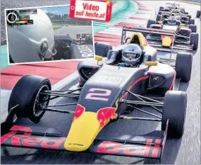  ??  ?? Starkes Fahrerlebn­is am Red-Bull-Ring: „Heute“testete einen Formel-4-Boliden.