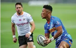  ?? | BackpagePi­x ?? ANGELO Davids is now available full-time for the Stormers.