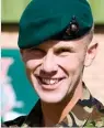  ??  ?? L/CPL STEVEN ‘JAMIE’
FELLOWS, 26, from Sheffield. Married, he joined the Marines at 24 and was awarded the King’s Badge as best recruit in his troop. He was also a talented boxer. His commanding officer said: ‘We have lost a future leader of undoubted...