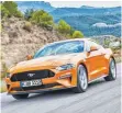  ?? FOTO: FORD ?? Ein Ford Mustang. Die Modelle des Hersteller­s sind am meisten in die Breite gegangen.