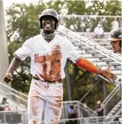  ?? AUSTIN SAPIN For the Miami Herald ?? Tony Jenkins drove in two runs with a seventh-inning double, then later scored on Adrian Del Castillo’s single as UM salvaged the series against Georgia Tech on Sunday.