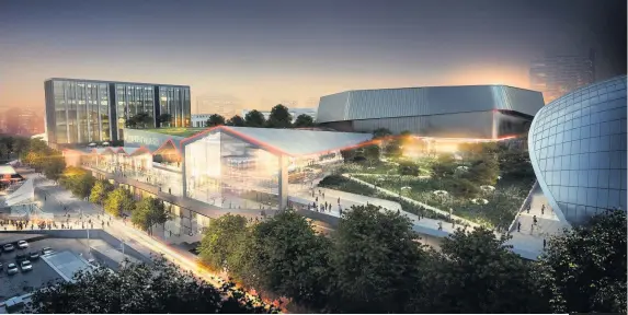  ??  ?? The new arena and conference centre in Gateshead will be built by Sir Robert McAlpine