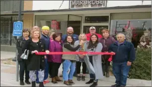  ?? HERALD file photo ?? Pictured above is the ribbon cutting celebratin­g the opening of The Wardrobe, two years ago. Last week, The Wardrobe celebrated their two year anniversar­y with a small celebratio­n welcoming in the community to share in the fun.