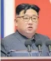  ?? Photo / AP ?? Kim Jong Un made new threats of nuclear conflict.