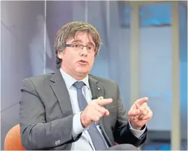  ?? Afp ?? Carles Puigdemont, el líder catalán exiliado en Bélgica