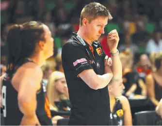  ??  ?? Fire coach Shannon Seebohm has concerns for his players.
Picture: ALIX SWEENEY