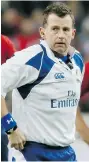  ?? MICHEL EULER/ The Associated Press ?? Nigel Owens of Wales, who’s openly gay, is considered one of the premier rugby
officials in the world.