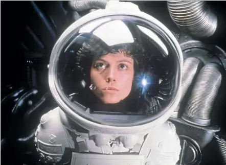  ??  ?? Sigourney Weaver in Alien. Astrophysi­cists are getting closer to finding out whether life exists beyond Earth.