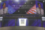  ?? Baltimore Mayor Stephanie Rawlings Blake kicks off the 2016 Democratic National Convention on Monday night. PHOTO COURTESY OF CNS/HANNAH KLARNER ??