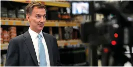  ?? GETTY ?? Chancellor Jeremy Hunt; the Conservati­ves are trailing Labour in the polls but have the advantage of being able to select the general election date