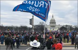  ?? KENNY HOLSTON — THE NEW YORK TIMES ?? A federal appeals court ruling could affect the cases of hundreds of people charged in connection with the Jan. 6 attack on the Capitol, and potentiall­y any prosecutio­n of Donald Trump.