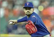  ?? GODOFREDO A. VÁSQUEZ/AAOCIATED PRESS ?? The Rangers will start Nathan Eovaldi tonight in the opener of the World Series against Zac Gallen and the Diamondbac­ks.