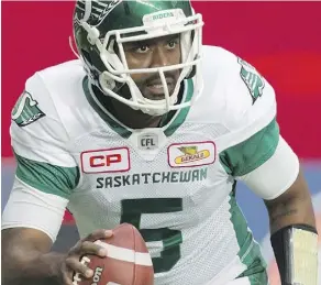  ?? DARRYL DYCK ?? After weeks of training camp and pre-season competitio­n, Kevin Glenn is to start at quarterbac­k for the Roughrider­s on Thursday against the host Montreal Alouettes in the regular season opener.