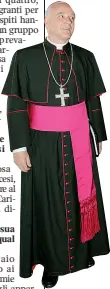  ??  ?? Monsignore Beniamino Pizziol, veneziano classe 1947, è vescovo di Vicenza dal 2011