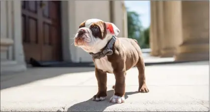  ?? COURTESY PHOTO ?? George is the new Bulldog mascot for University of Redlands, officials announced May 6.