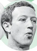  ?? AILES BY CHARLES SYKES, AP; KELLY AND REDSTONE BY KEVIN WINTER, GETTY IMAGES FOR THE HOLLYWOOD REPORTER; ZUCKERBERG BY LLUIS GENE, AFP/GETTY IMAGES; CARLSON BY RICHARD DREW, AP ?? Mark Zuckerberg