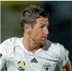  ?? GETTY IMAGES ?? Wellington Phoenix forward Nathan Burns’ form has been up and down during his second stint with the club.