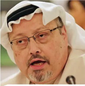  ??  ?? Jamal Khashoggi.