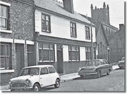  ??  ?? Above: The Noah’s Ark, which stood in Wood Street, Tipton, from 1841