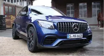  ?? SAMI HAJ-ASSAAD/AUTOGUIDE.COM ?? Under the hood of the 2018 Mercedes-AMG GLC 63 S 4MATIC+ lurks a 4.0-litre twin-turbo V8 engine.