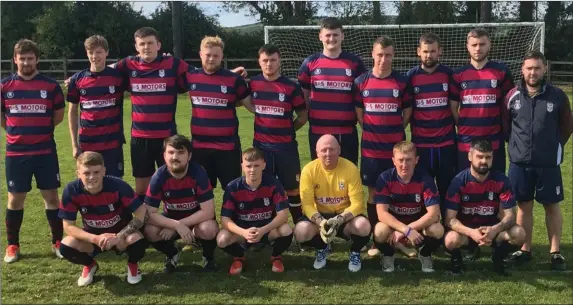  ??  ?? Dearg Celtic, who defeated Coolboy Rangers in their opening game in Division 2.