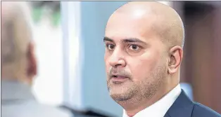  ?? THE CANADIAN PRESS ?? Bassam Al-rawi arrives at provincial court in Halifax on Monday for his trial on a charge of sexual assault. This is the second trial for Al-rawi in connection with what is alleged to have happened in his cab in May of 2015.