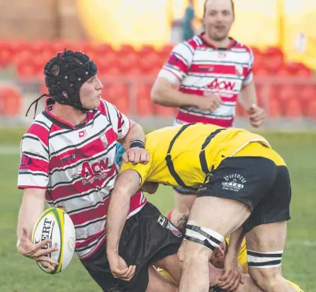  ?? Picture: Nev Madsen ?? TOP HONOUR: Rangers’ John Vinson topped the voting in News Corp’s search for Queensland’s top grassroots rugby union star.