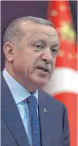  ?? FOTO: BURHAN OZBILICI/DPA ?? Der türkische Präsident Recep Tayyip Erdogan erwartet Besuch aus Brüssel.