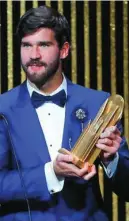  ?? REUTERS ?? Alisson, Rapinoe y De Ligt, los otros premiados de la gala del Balón de Oro